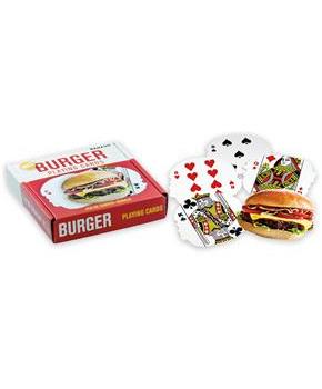 Hamburger-Shaped Playing Cards | 52 Card Deck + 2 Jokers