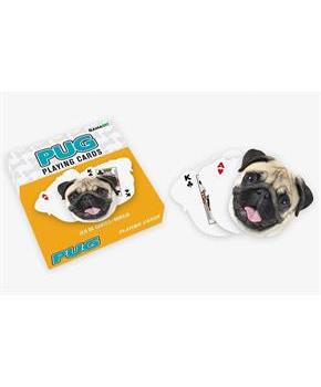 Pug-Shaped Playing Cards | 52 Card Deck + 2 Jokers