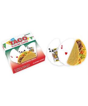 Taco-Shaped Playing Cards | 52 Card Deck + 2 Jokers