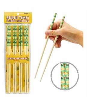 Sushi Time GAMAGO Cast Bamboo Chopsticks | Set of 4