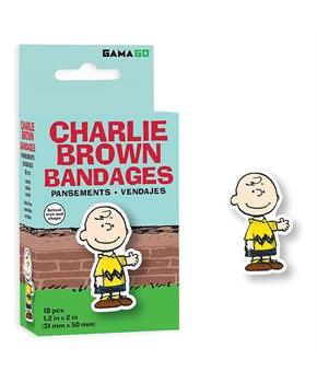 Peanuts Charlie Brown GAMAGO Bandages | Set of 18