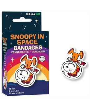 Peanuts Snoopy In Space Adhesive Bandages | 18 Count