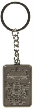 Watch Dogs Skull Metal Keychain