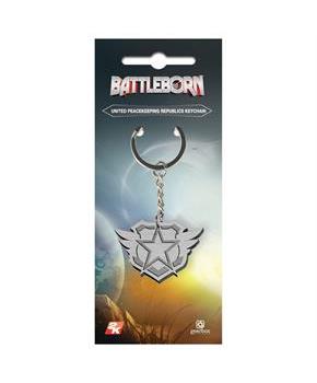 Battleborn "United Peacekeeping Republics" Logo Metal Keychain