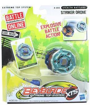 Beyblade XTS Stealth Battlers Battle Top w/ Launcher - Striker Drone
