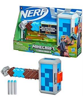 Minecraft Nerf Stormlander Dart-Blasting Hammer