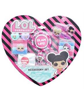 LOL Suprise 14 Piece Hair and Jewelry Set