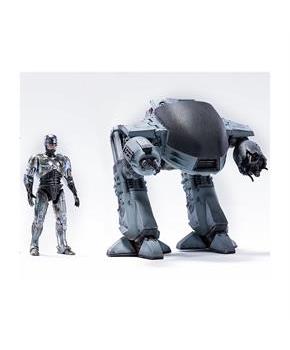 RoboCop ED-209 vs RoboCop Battle Damage Exclusive 1/8 Action Figure 2-Pack