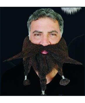 9" Brown Halfling Costume Beard