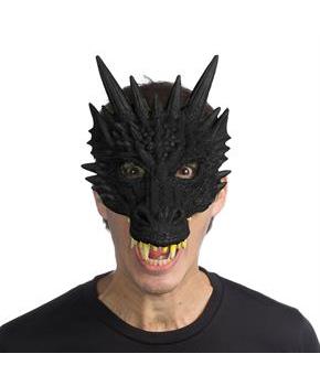 Fantasy Dragon Adult Costume Latex Half Mask