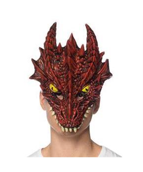 Supersoft Red Dragon Adult Costume Mask
