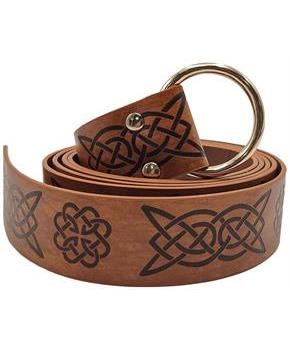 Leatherlike Battle Belt Adult Costume Accessory | Adjustable