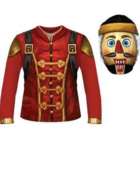 Fortnite Inspired Child Sublimated Costume Shirt & Hood - Crackshot