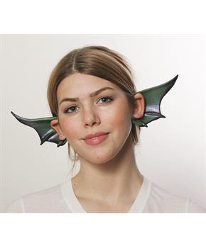 Cosplay Flexi Ears Costume Accessory Winged Dragon Gargoyle Green