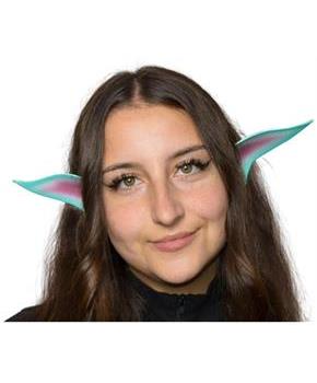 Purple Latex Pixie Flexi Costume Ears | Adult One Size