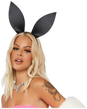 Bunny Ears Adult Costume Headband | Black