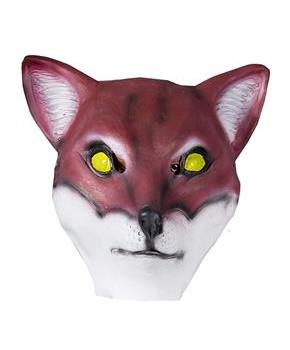 Red Fox Animal Full Face Adult Costume Mask
