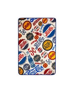 PepsiCo. Pepsi-Cola Retro Microplush Fleece Throw Blanket | 40 x 60 Inches