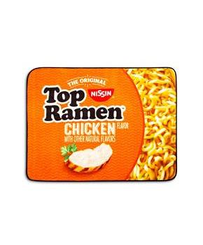 Nissin Top Ramen Chicken Flavor Microplush Throw Blanket | 45 x 60 Inches