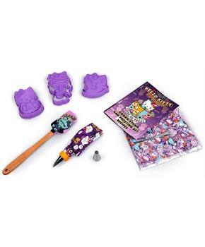 Sanrio Hello Kitty Halloween 50-Piece Cookie Stamp and Frosting Set