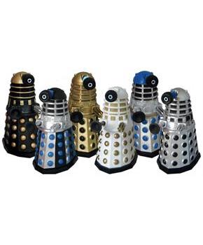 Doctor Who Daleks of Skaro Bobble Figure 6 Pack