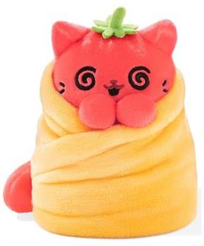 Purritos 7 Inch Plush Cat in Blanket | Salsa