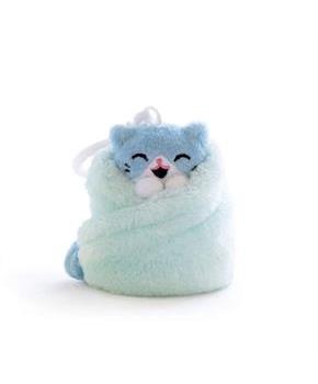 Purritos 3 Inch Cat In Blanket Plush Key Ring - Tuna