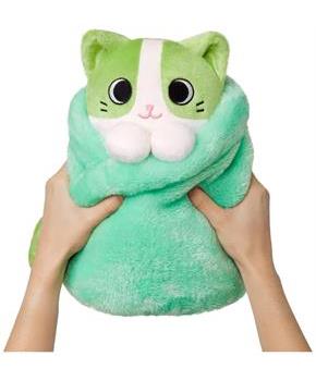 Purritos XL 12 Inch Plush Cat In Blanket | Matcha
