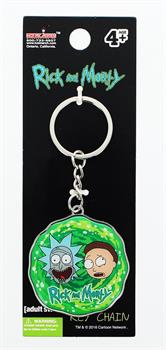 Rick and Morty Metal Keychain: Portal