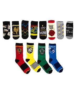 Harry Potter Hogwarts Houses Womens 12 Days of Socks in Advent Gift Box
