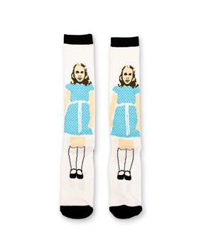 The Shining Collectibles | The Shining Exclusive Grady Twins White Crew Socks