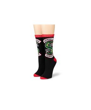 Riverdale South Side Serpents Crew Socks - Mens Black Casual Tube Socks - 1 Pair