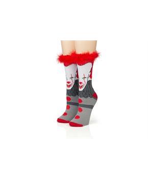 IT Pennywise Athletic Crew Socks - Tube Socks for Adults with 3D Print - 1 Pair