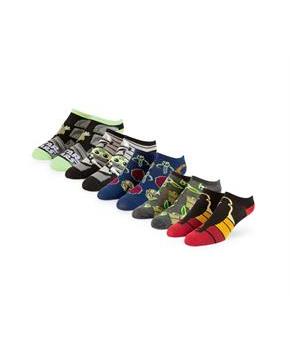 Star Wars: The Mandalorian Unisex Low-Cut Socks | Set B | 5 Pairs | Size 4-10