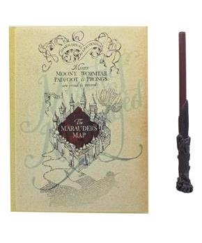 Harry Potter Marauder's Map Journal with Wand Pen