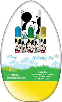 Mickey Activity Egg Craft Kit | Coloring Pages | Stickers | Markers | Crayons