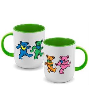 Grateful Dead Dancing Bears 20oz Ceramic Coffee Mug