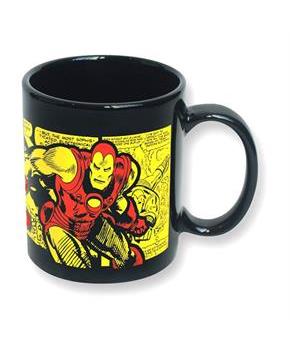 Marvel The Invincible Iron Man Comic Wrap 11 oz Ceramic Mug