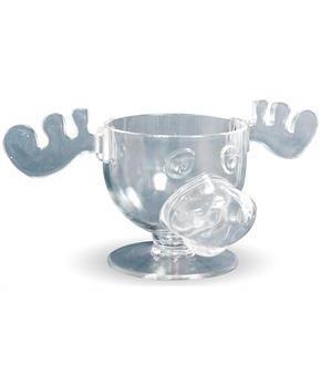 National Lampoon's Christmas Vacation Glass Moose Punch Bowl