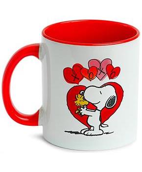 Peanuts XOXO 18 Ounce Ceramic Mug