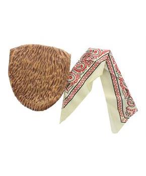 The Big Lebowski Walter PVC Wig and Bandana Adult Costume Kit