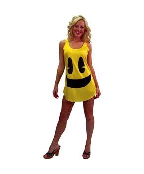 Pac-Man Deluxe Costume Tank Costume Dress Adult/Teen Standard