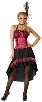 Saloon Gal Dress Western Girl Corset Designer Costume Adult