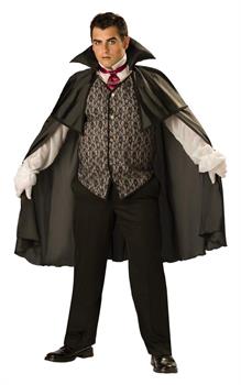 Midnight Vampire Cape and Vest Designer Costume Adult