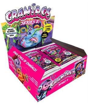 Craniacs Series 2 Trading Cards 24-Pack Hobby Box