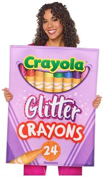 Crayola Crayon Glitter Box Quik ChangeT Adult Costume | One Size