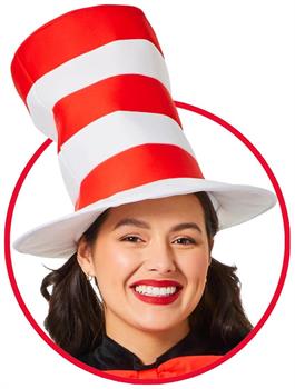 Dr Seuss Cat In The Hat Adult Costume Hat