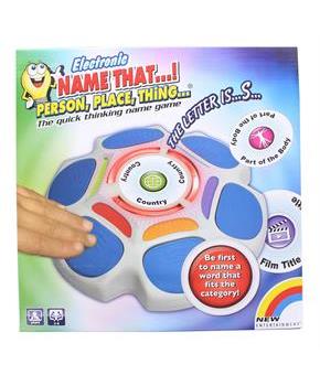 Name That! Person Place Thing Electronic Game