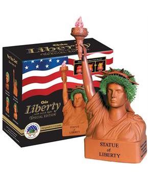 Statue of Liberty Chia Pet Decorative Pottery Planter