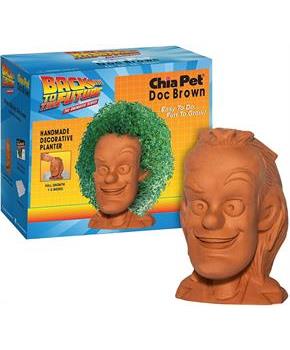 Back to the Future Doc Brown Chia Pet Decorative Planter